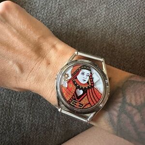 MJW queen of hearts watch! Rare style